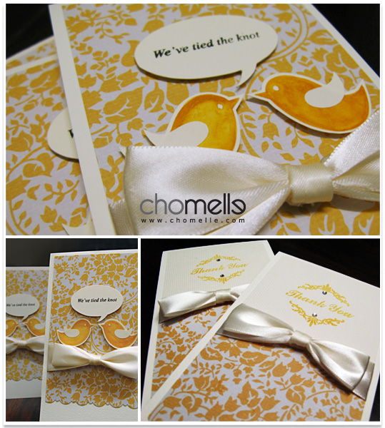 handmade wedding cards